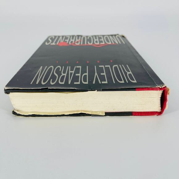 Undercurrents, a hardcover novel / book by Ridley Pearson - Good Used Condition - Picture 5 of 13